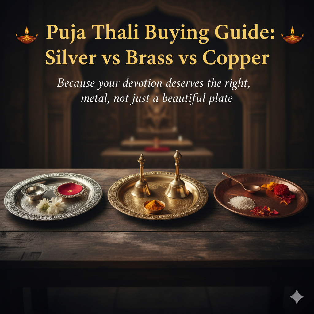 Puja Thali Buying Guide: Silver vs Brass vs Copper