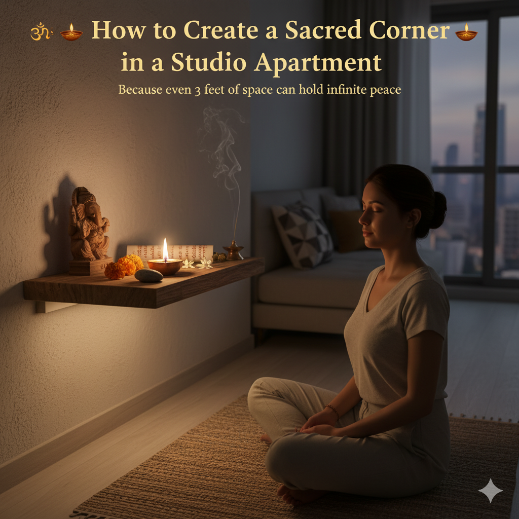 How to Create a Sacred Corner in a Studio Apartment
