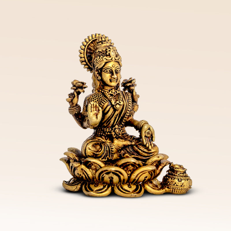 Kamal Lakshmi Ganesh Brass Idol