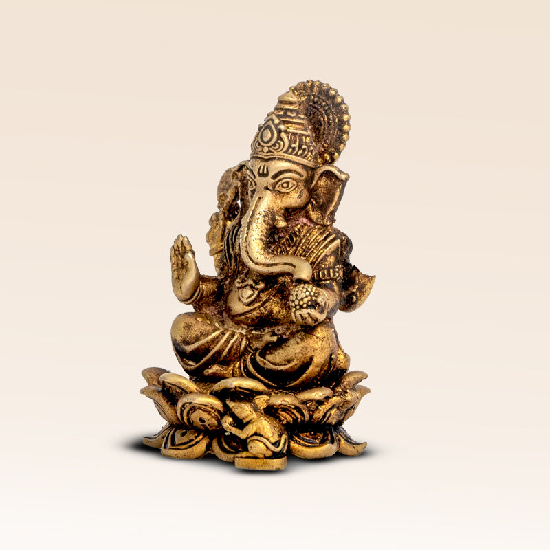 Kamal Lakshmi Ganesh Brass Idol
