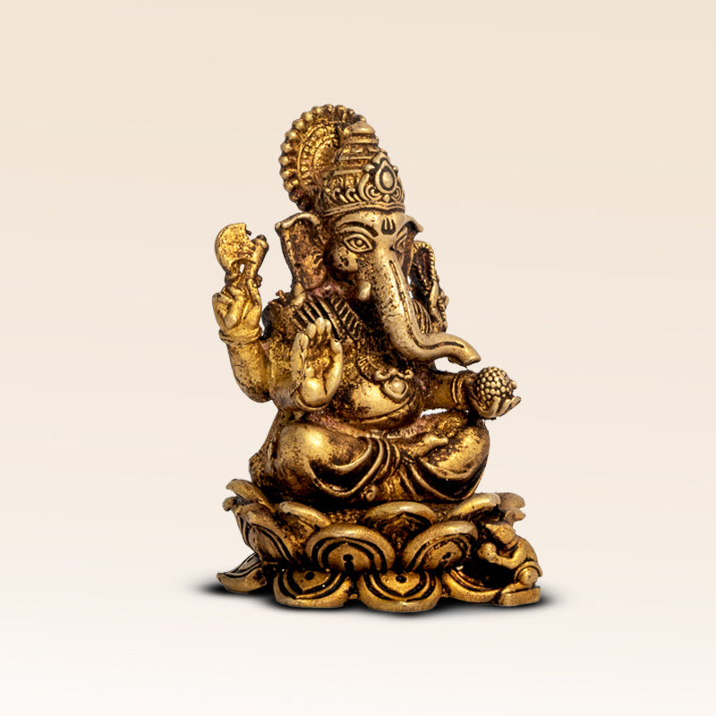 Kamal Lakshmi Ganesh Brass Idol