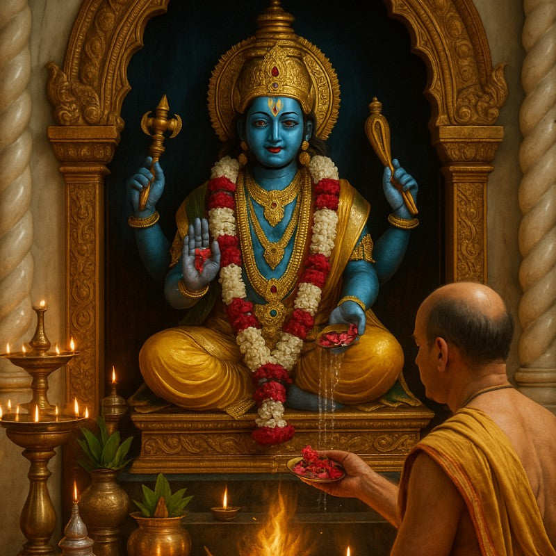 Archana Puja - Shri Vishnupad Temple, Gayaji, Bihar - my3ioNetra