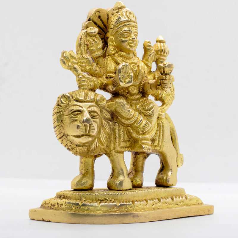 Maa Durga Murti “ Brass Idol - 3.5"