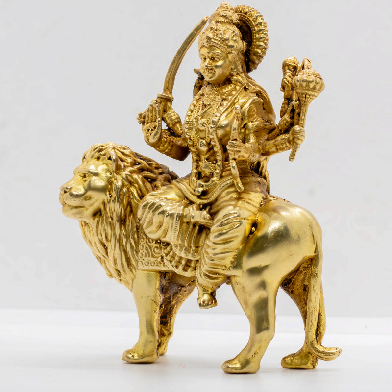 Maa Durga Murti “ Brass Idol - 4"