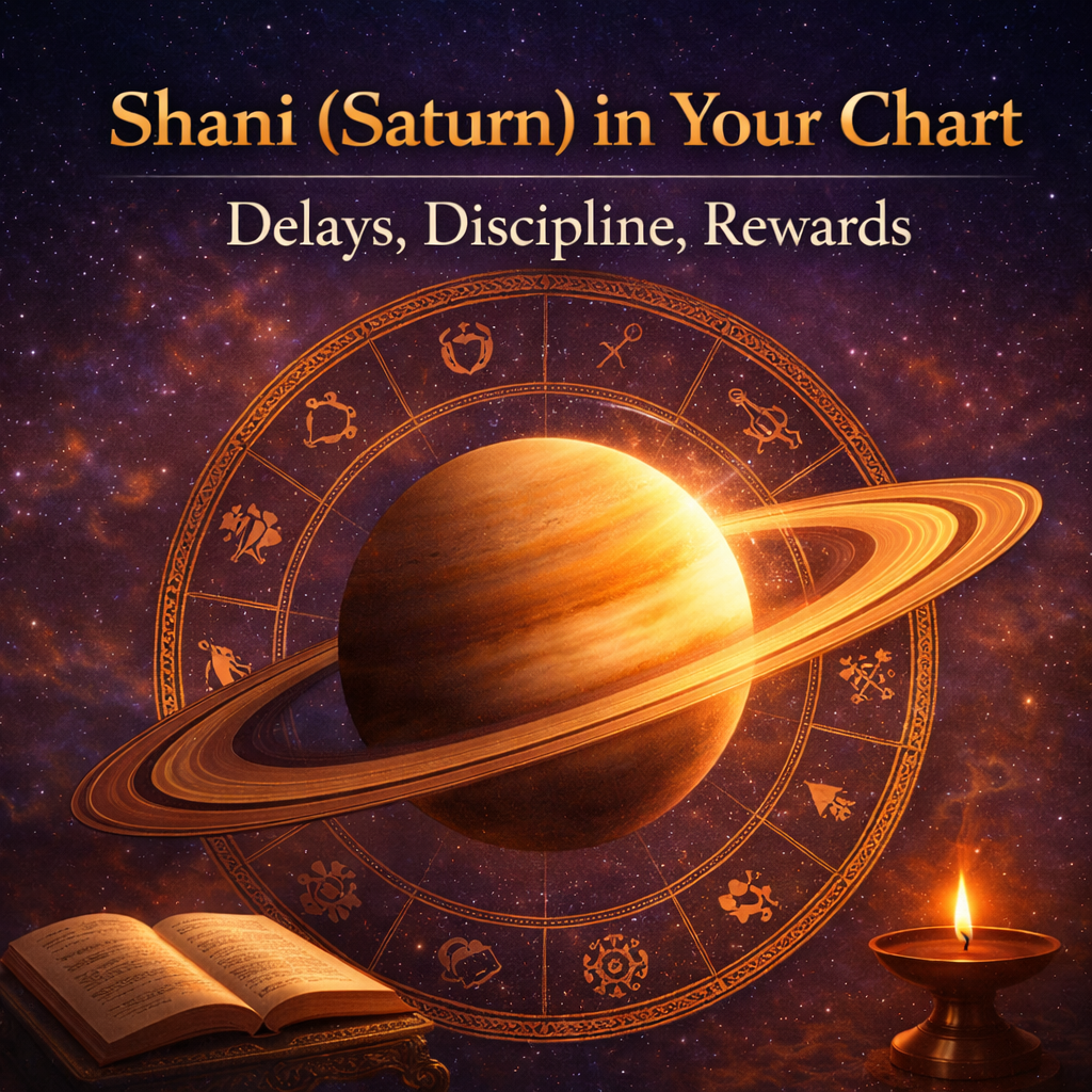 Shani (Saturn) in Your Chart: Delays, Discipline, and Divine Rewards