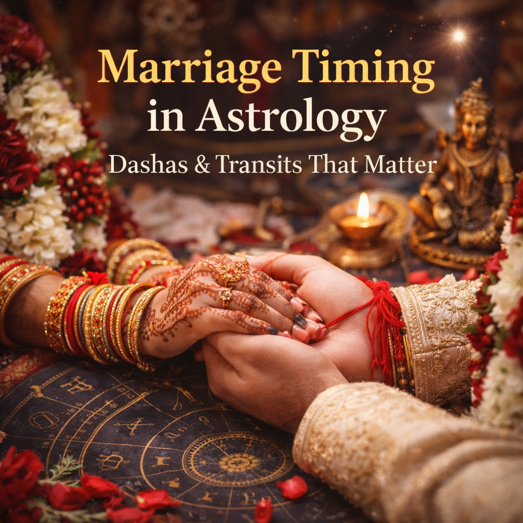 Marriage Timing in Astrology: Dasha's & Transits That Matter