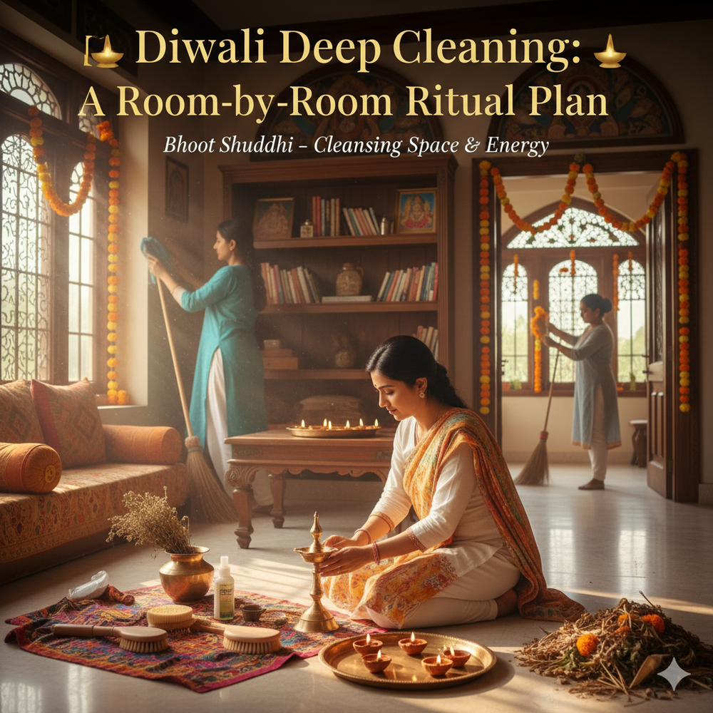 🪔 Diwali Deep Cleaning: A Room-by-Room Ritual Plan