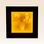 Swamiji Combined 3D Light Frame