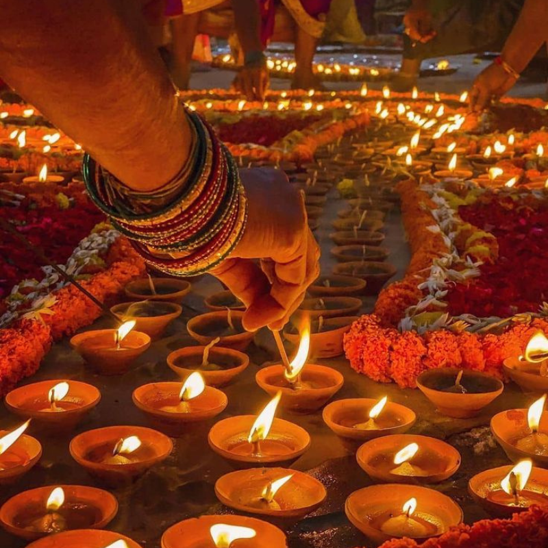 Dev Deepawali - Offer Diya at Ganga Ghats of Varanasi