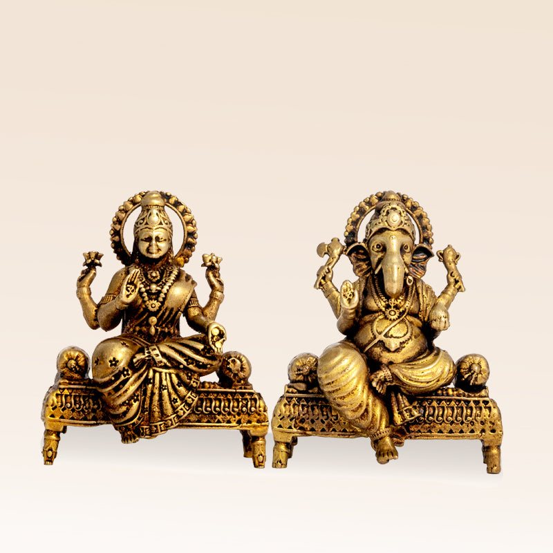 Lakshmi Ganesh 3 inch