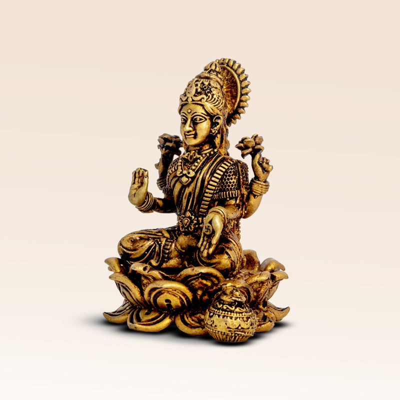Kamal Lakshmi Ganesh Brass Idol