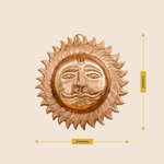 Abhimantrit Surya copper wall hanging
