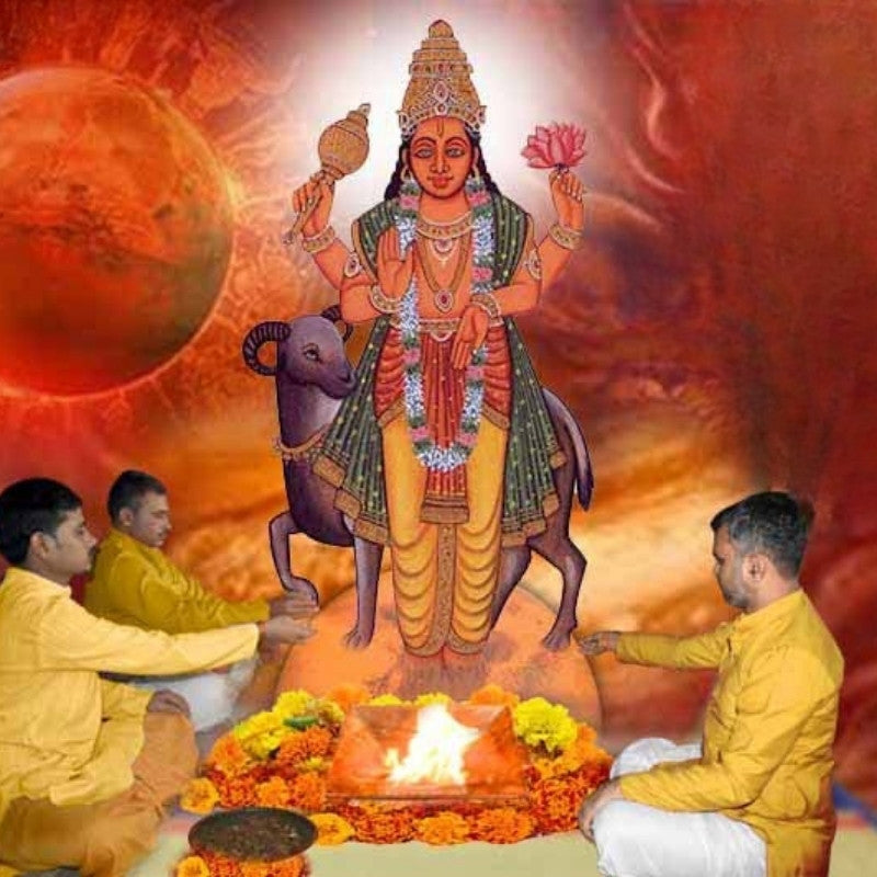 Bhomyag or Mangal Dosh Nivaran Yajna - Shri Mangal Dev Grah Mandir - my3ioNetra