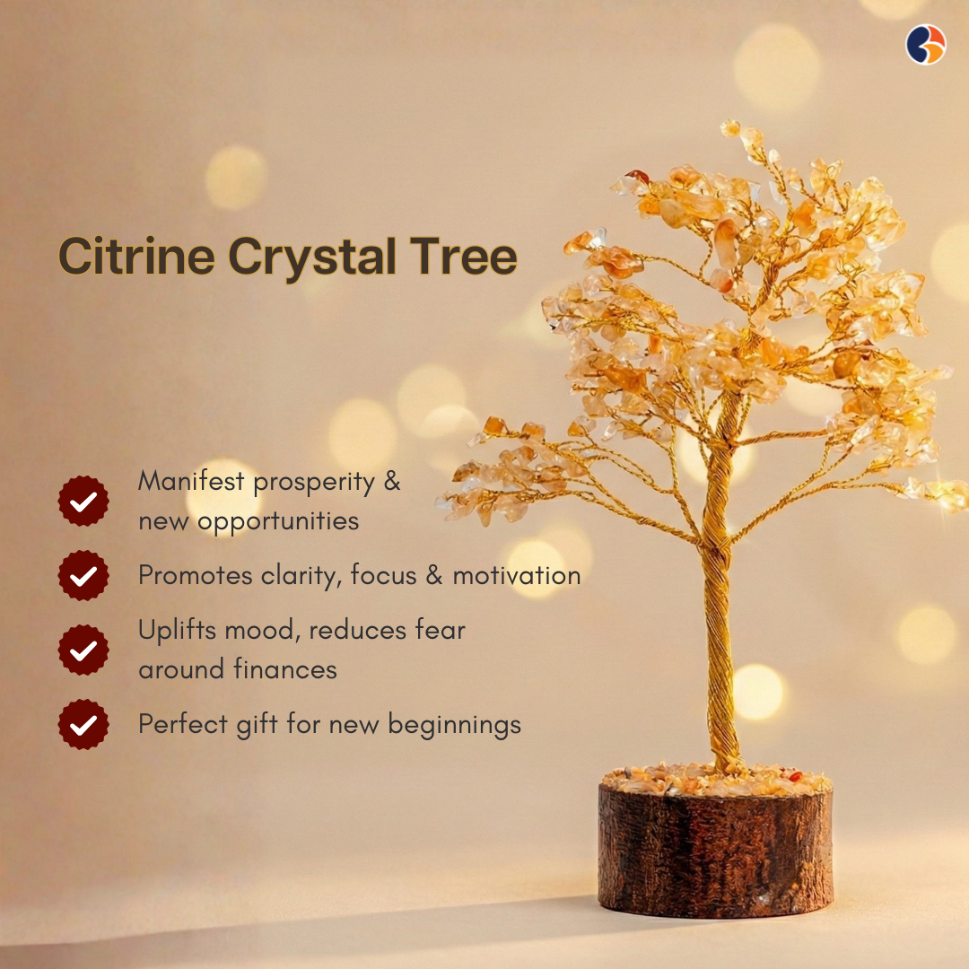 Citrine Crystal Tree