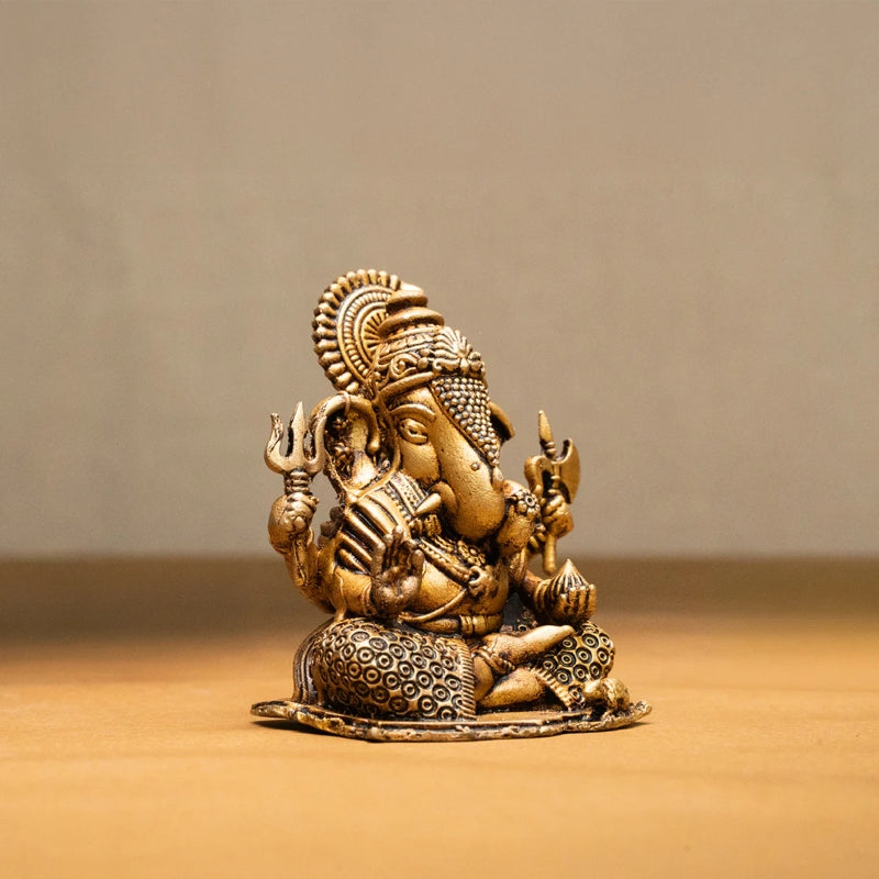 Shree Ganesh Murti “ Brass Idol of Vighnaharta