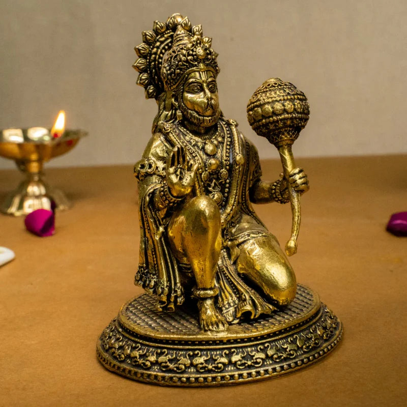 Lord Hanuman Brass Idol