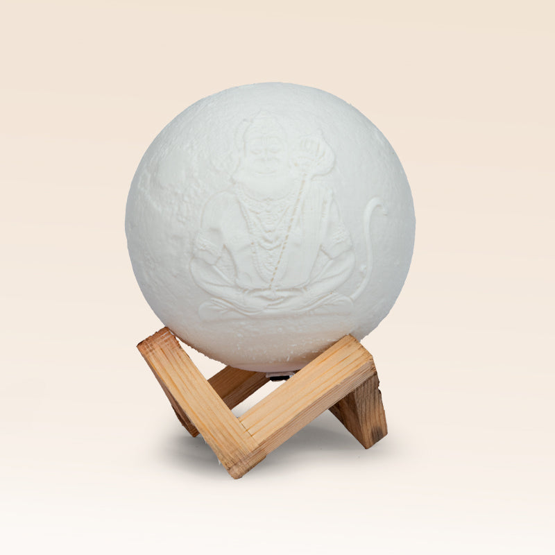 3D Hanuman Moon Lamp