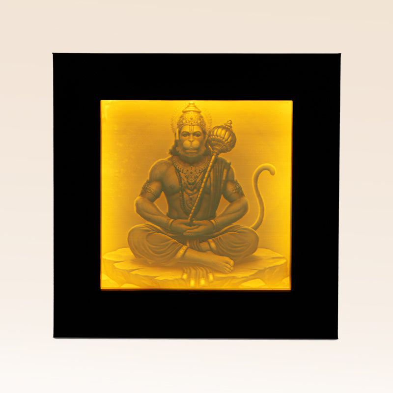 Hanumanji 3D Light Frame