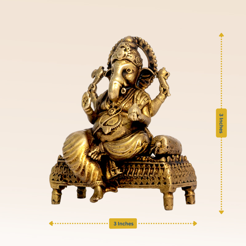 Lakshmi Ganesh 3 inch