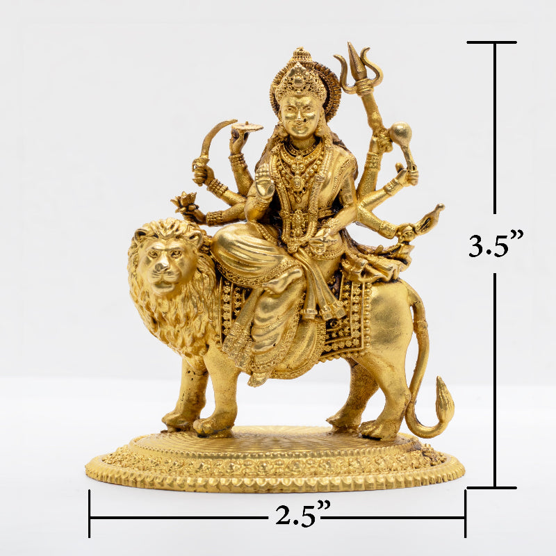 Maa Durga Murti “ Brass Idol - 3.5"