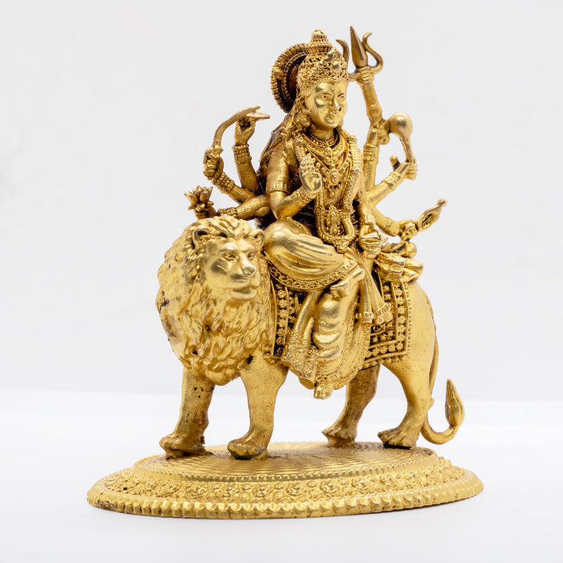 Maa Durga Murti “ Brass Idol - 3.5"