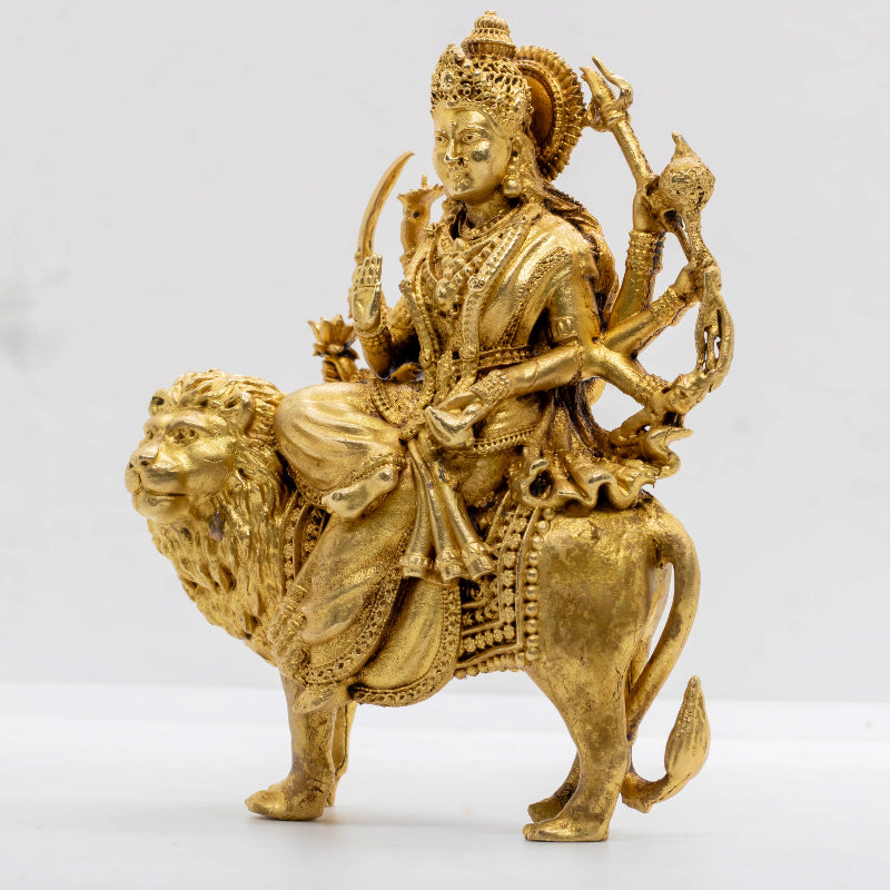 Maa Durga Murti “ Brass Idol - 4"
