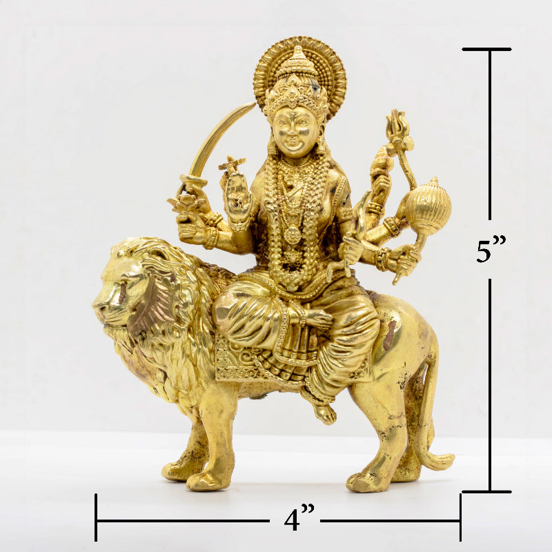 Maa Durga Murti “ Brass Idol - 5"