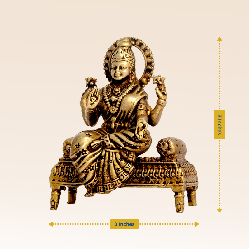 Lakshmi Ganesh 3 inch
