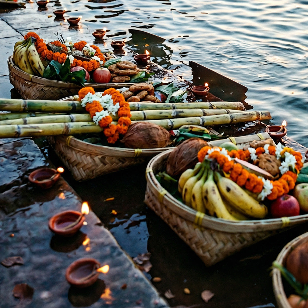 Sacred Chhath Special Thekua Chadhawa to Surya Dev