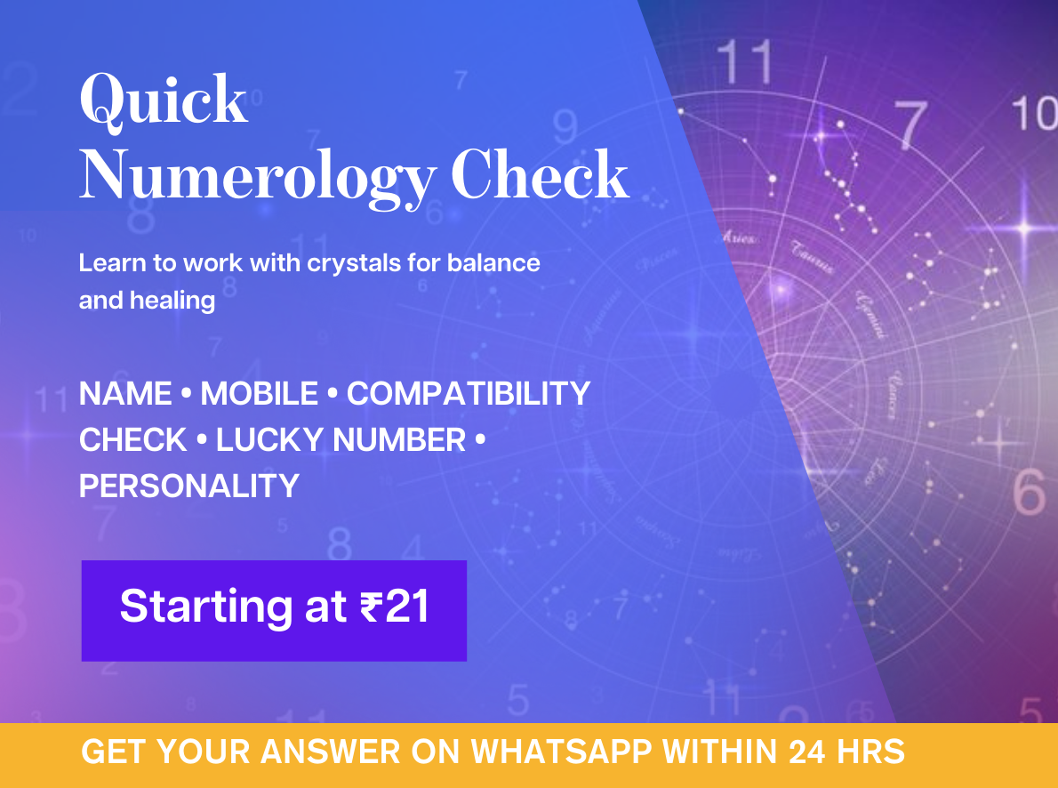 Quick Numerology Check - my3ioNetra