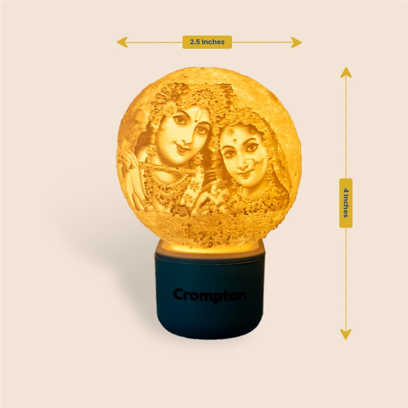 Radha Krishna 3D Socket lamp
