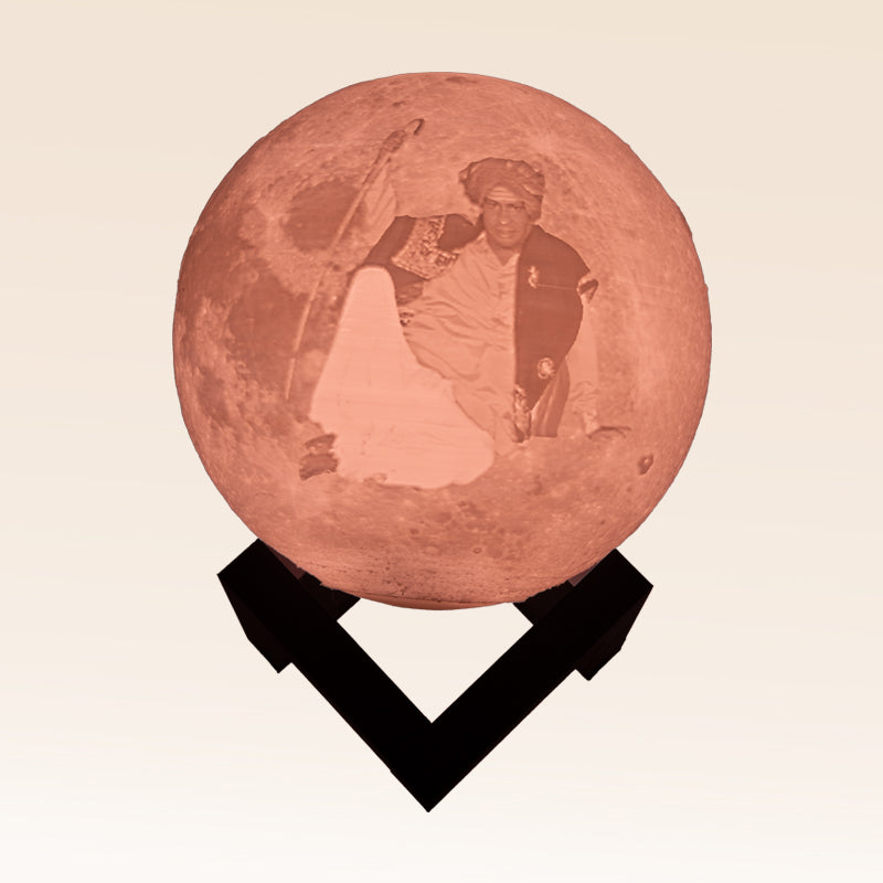 Swamiji 3D Moon Lamp 1